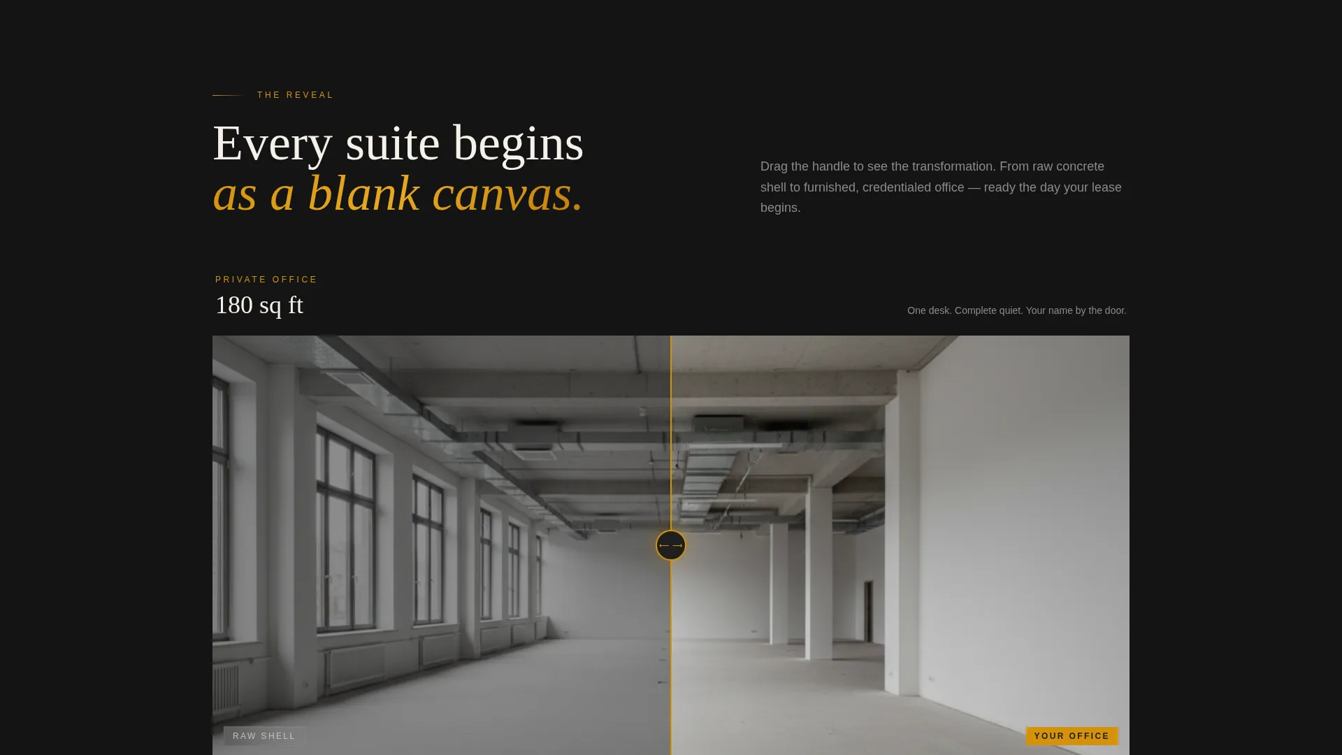 Luxe Private Office Landing Page Template