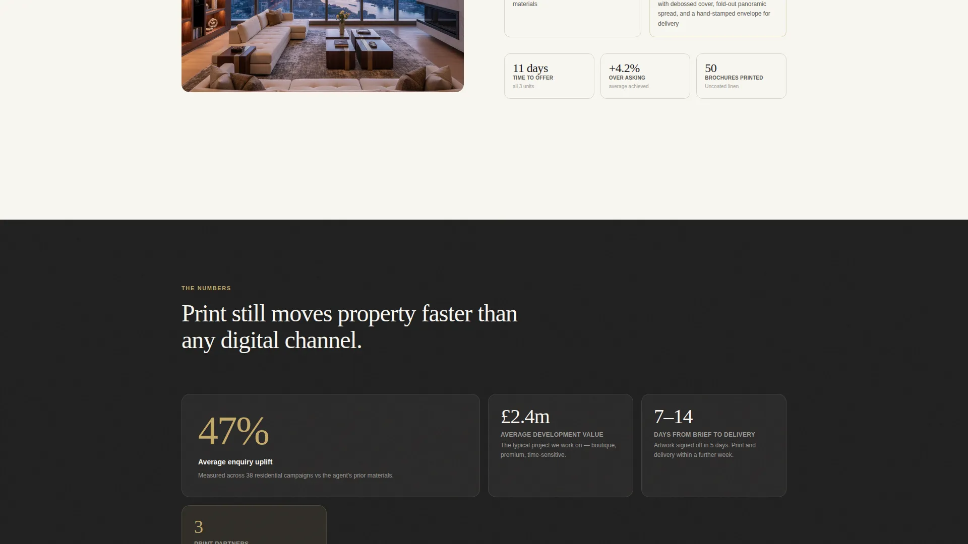 Immersive Property Brochure Landing Page Template