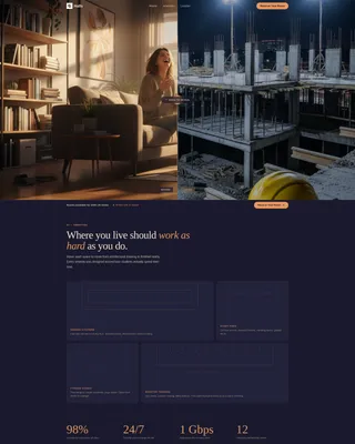 Student Accommodation Landing Page Template