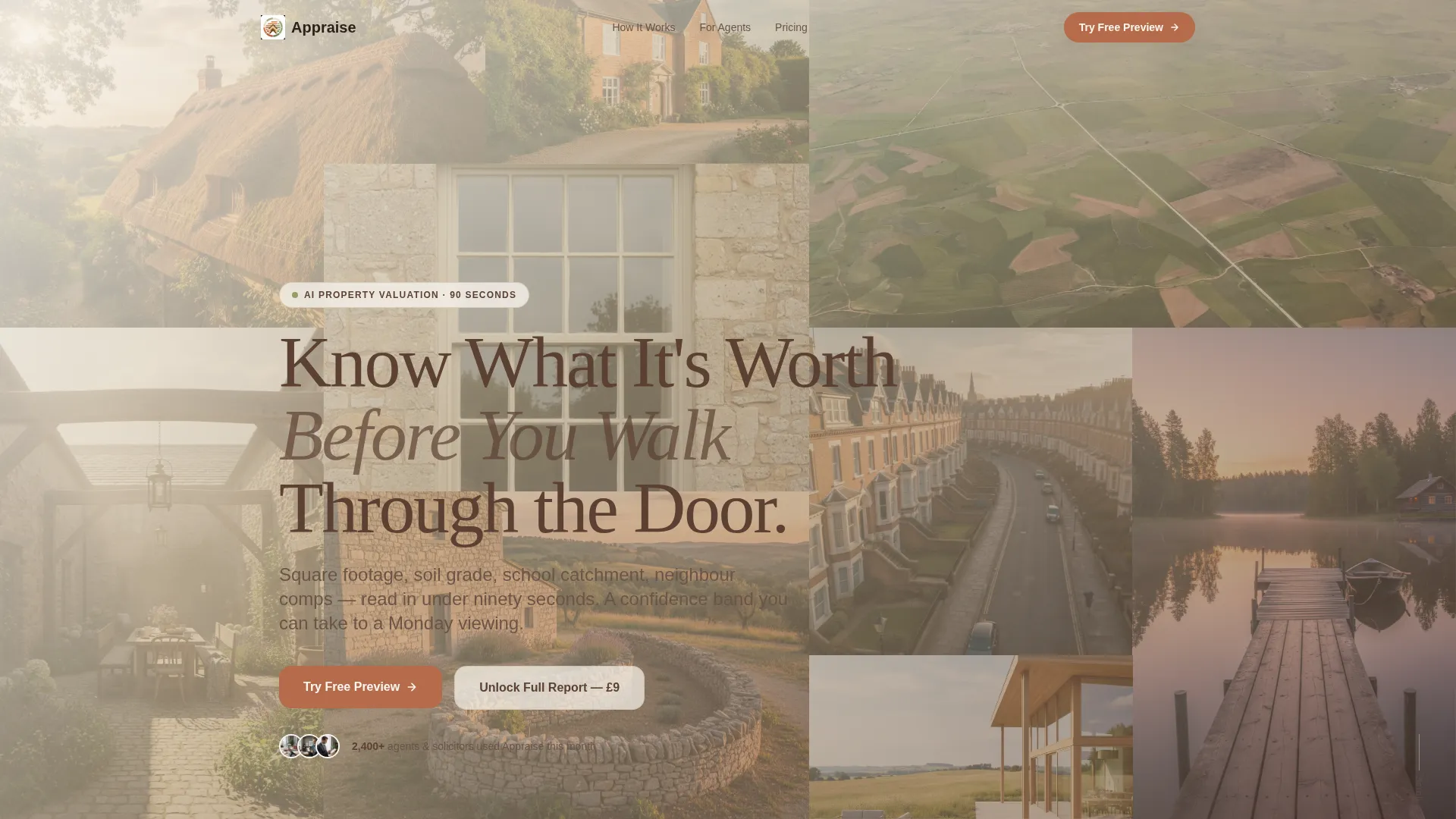 Instant Property Valuation Landing Page Template