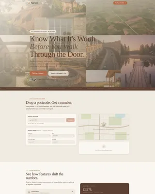 Instant Property Valuation Landing Page Template
