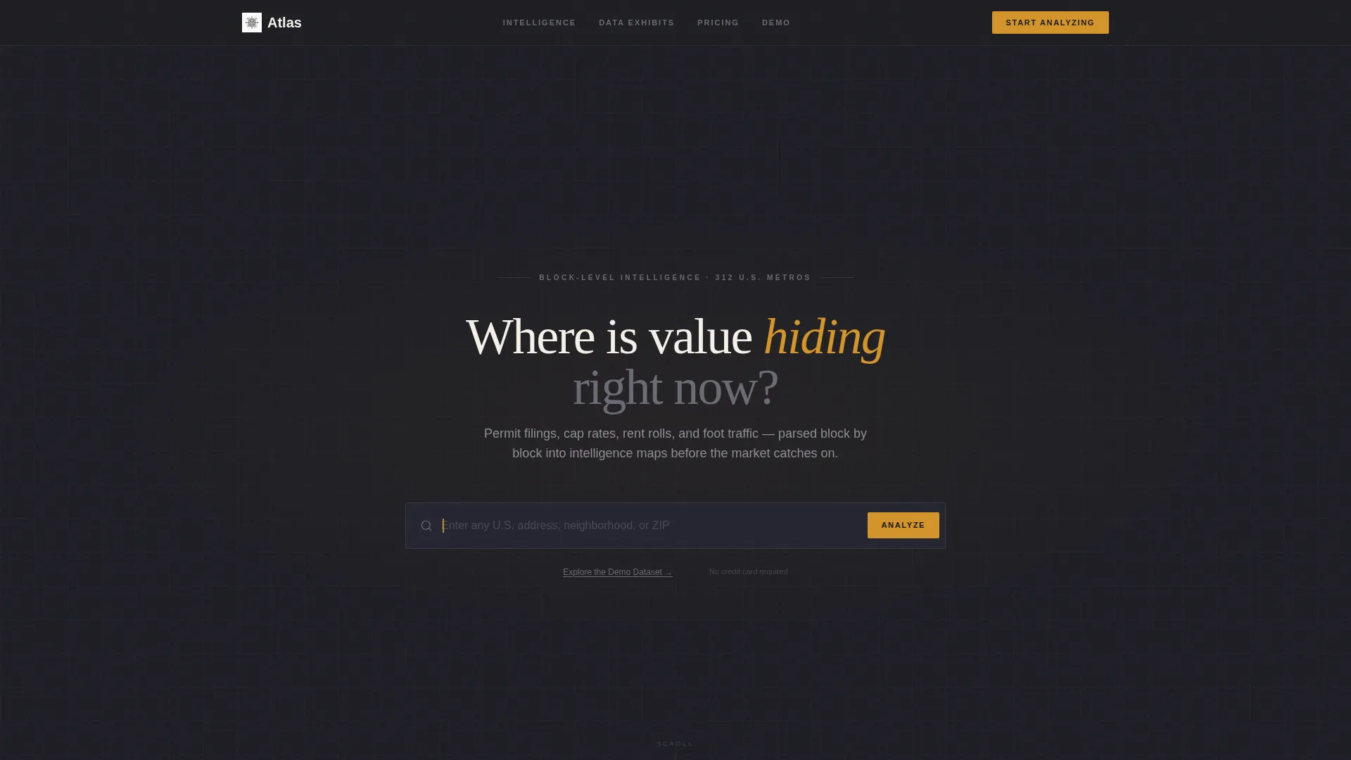 Proptech Landing Page Template for Real Estate Analytics