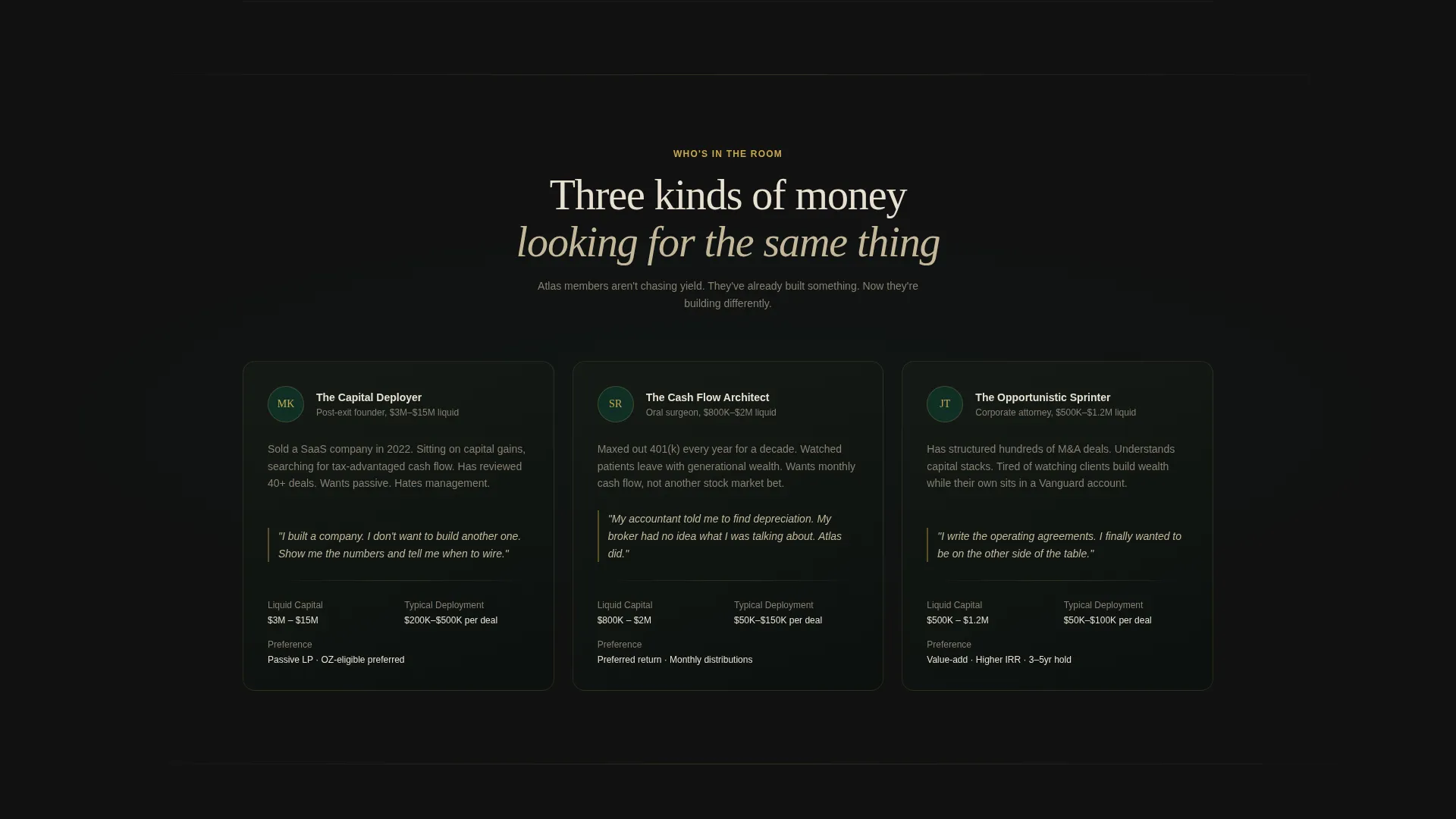 Investment Club Landing Page Template for Real Estate