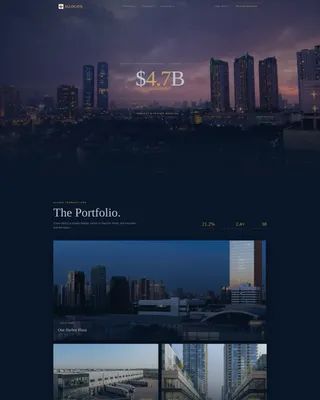 Commercial Real Estate Landing Page Template