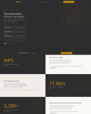 Corporate Relocation Landing Page Template