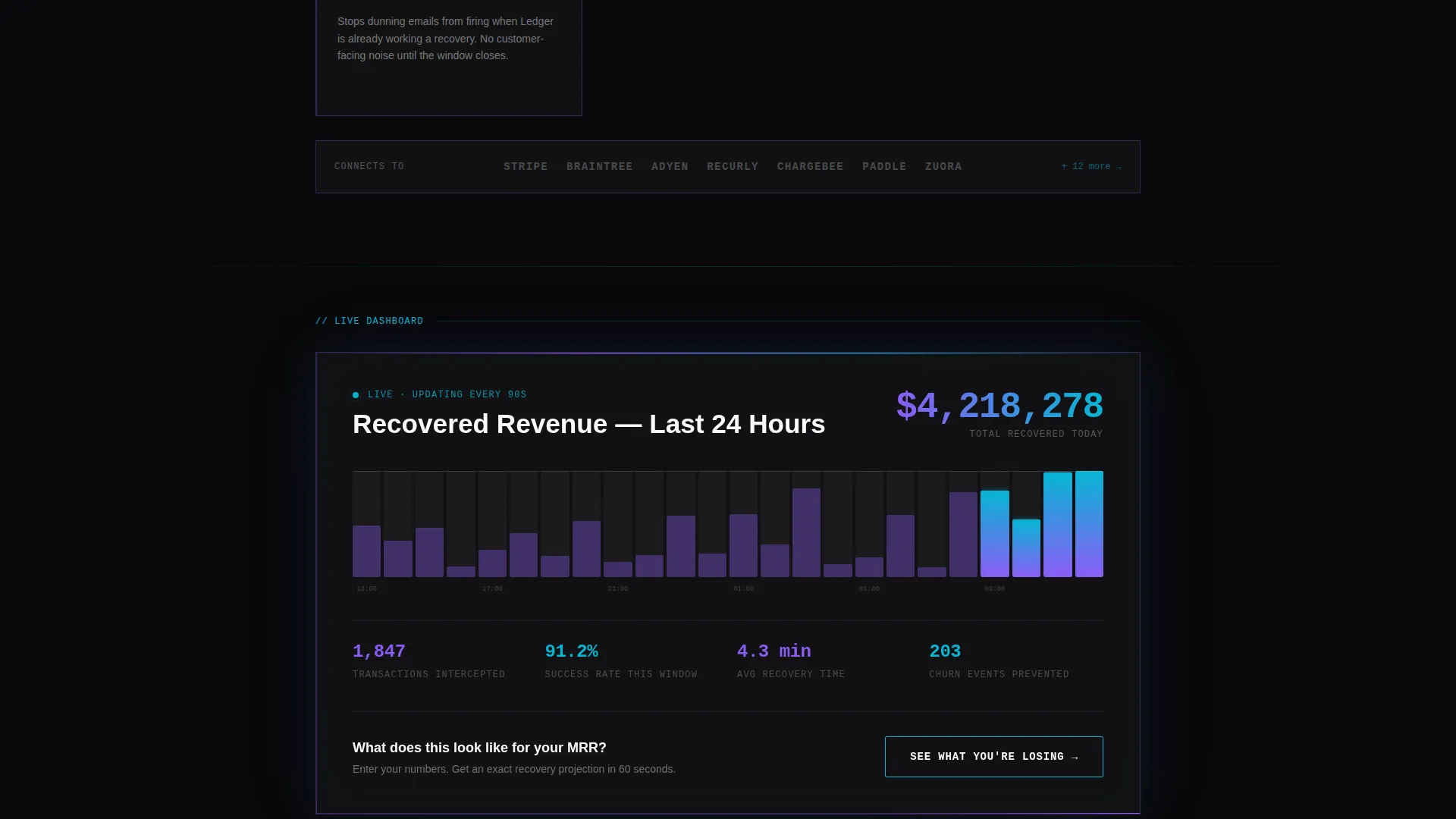 Brutalist Fintech Landing Page Template