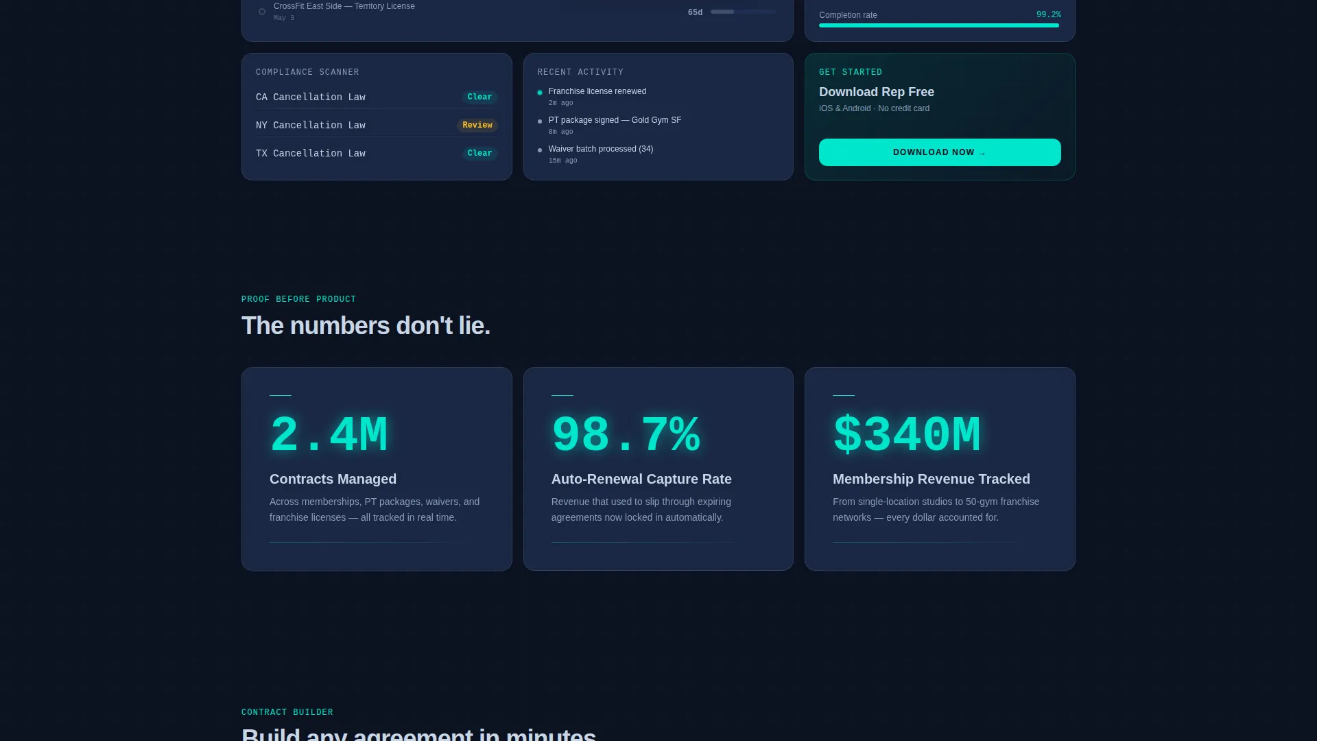 Fitness & Gym Software Professional Website Template