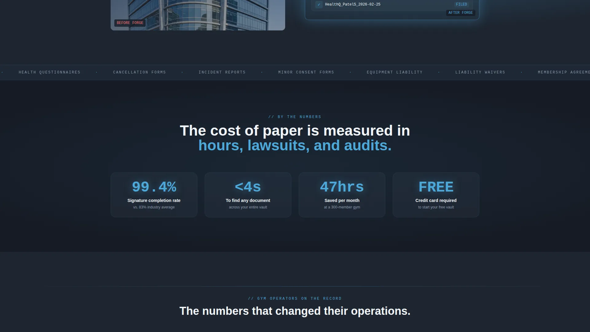 Fitness & Gym Software Cost Calculator Website Template