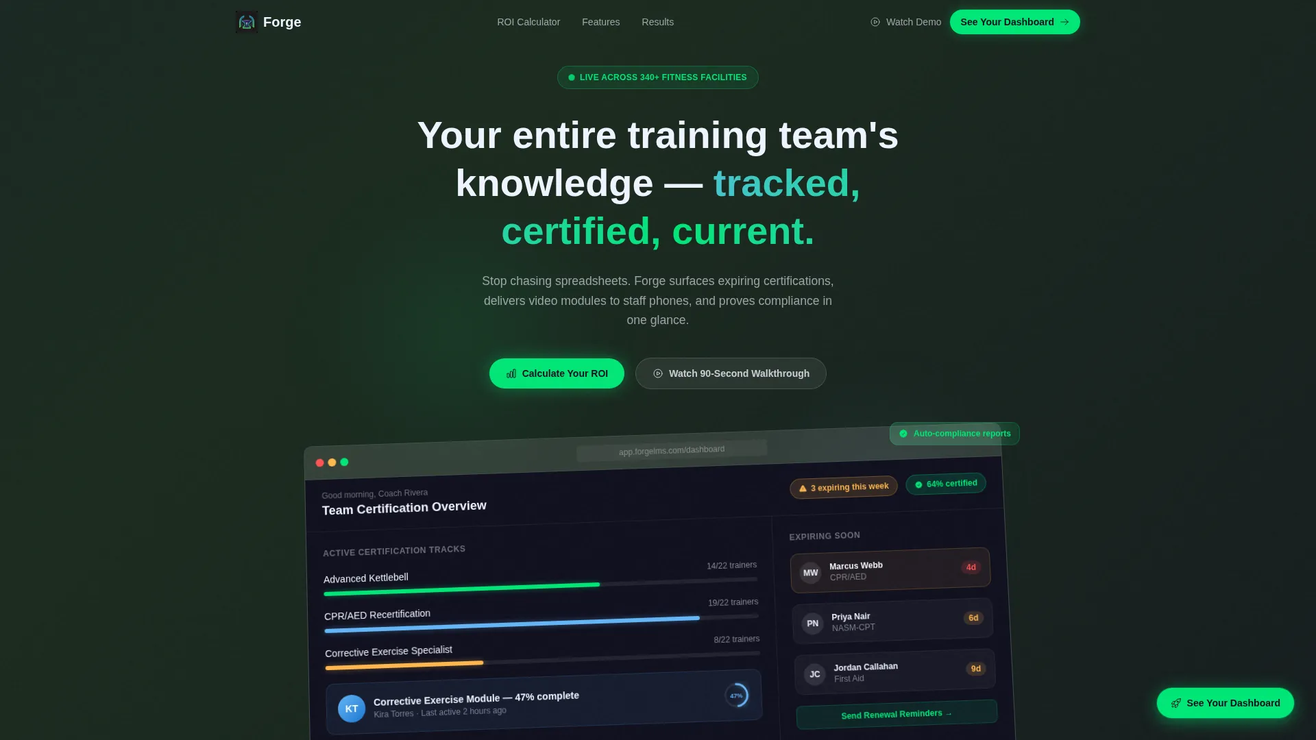 Fitness & Gym Software Specialist Cost Calculator Website Template