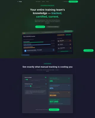 Fitness & Gym Software Specialist Cost Calculator Website Template
