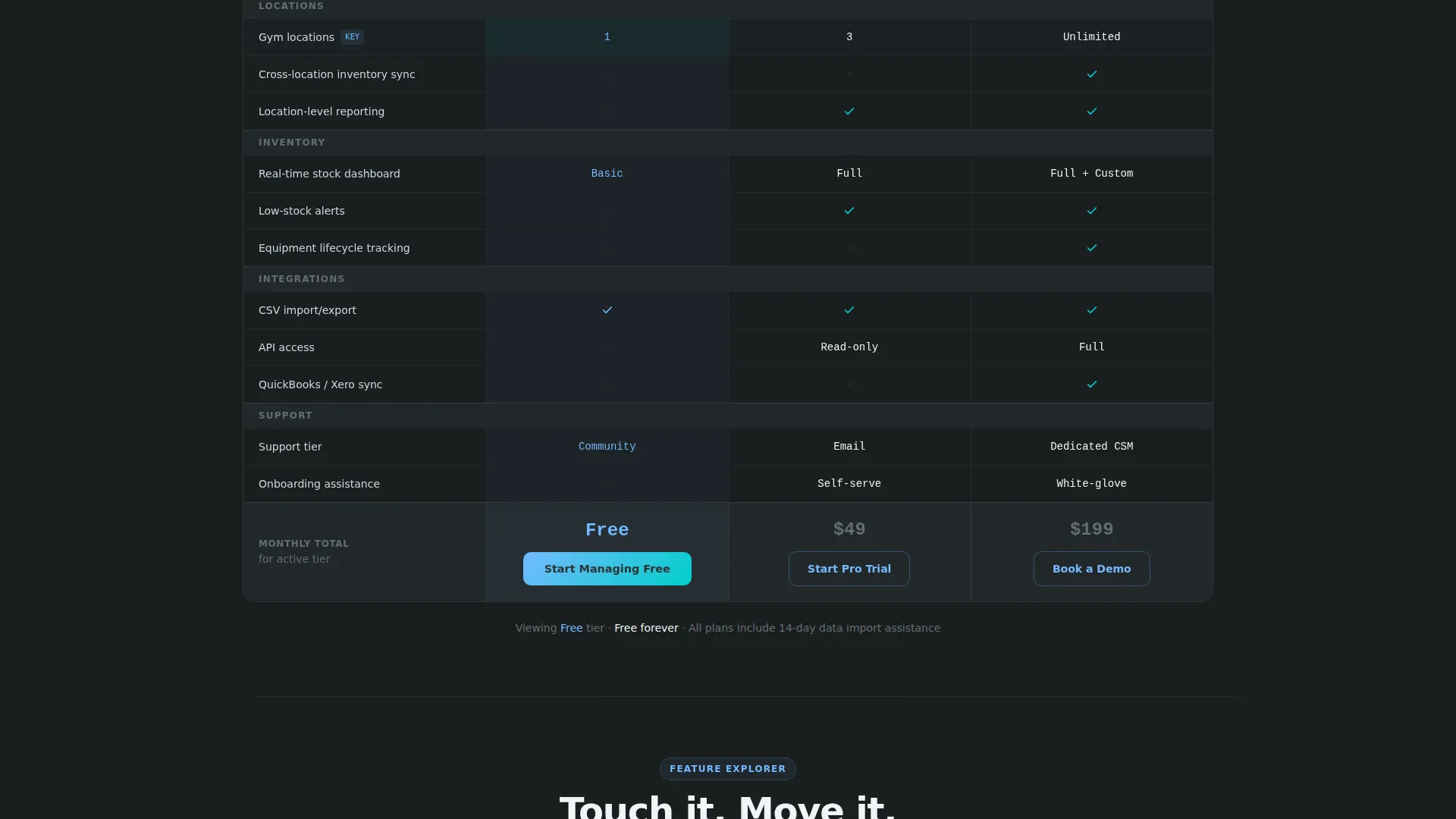 Fitness & Gym Software Advanced Cost Calculator Website Template