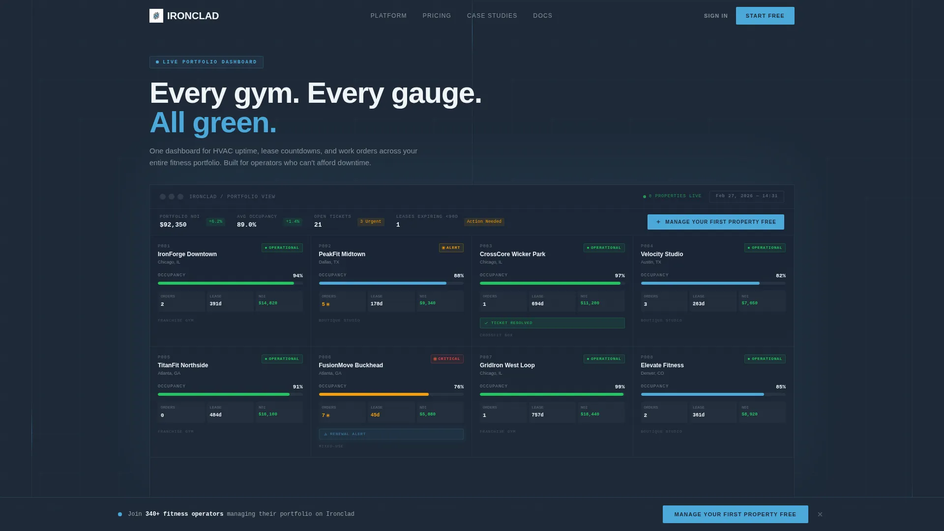 Fitness & Gym Software Advanced Professional Website Template