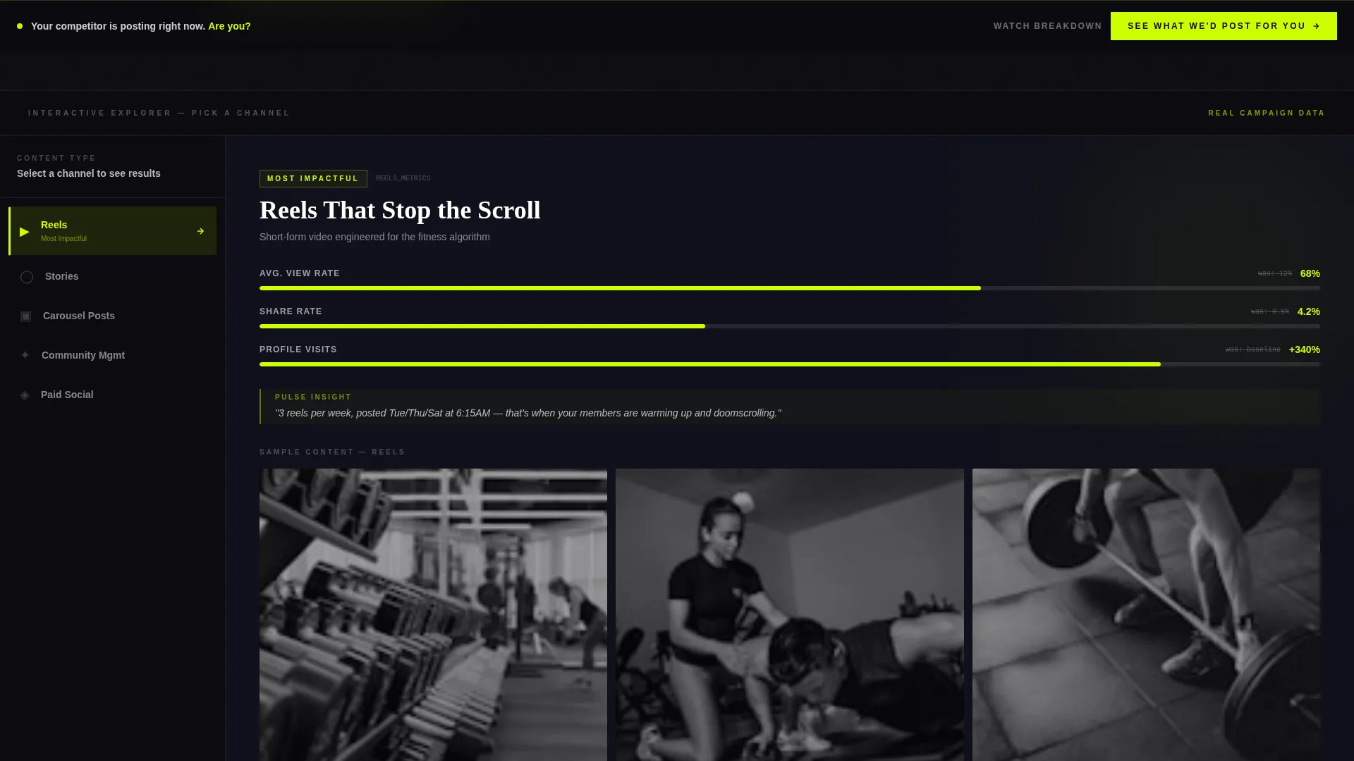 Fitness & Gym Software Specialist Booking Website Template