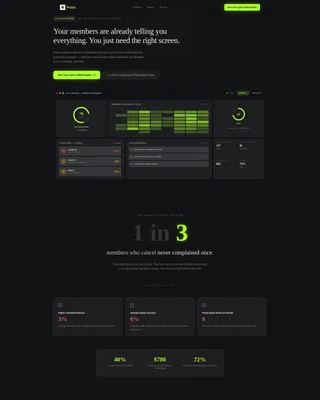 Fitness & Gym Software Expert Professional Website Template