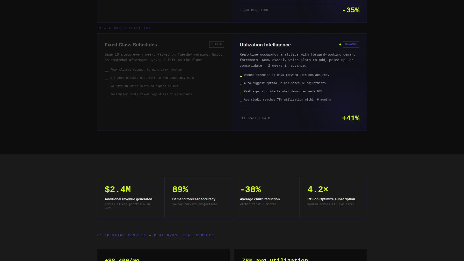 AI for Fitness Pricing Website Template