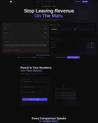 AI for Fitness Pricing Website Template