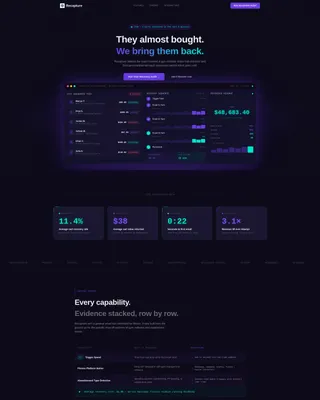 Fitness Email Marketing Professional Website Template