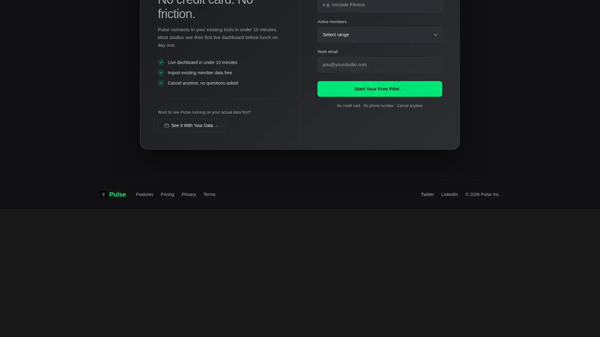 Fitness Software & SaaS Reviews Website Template