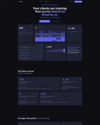 Fitness Digital Presence Professional Website Template