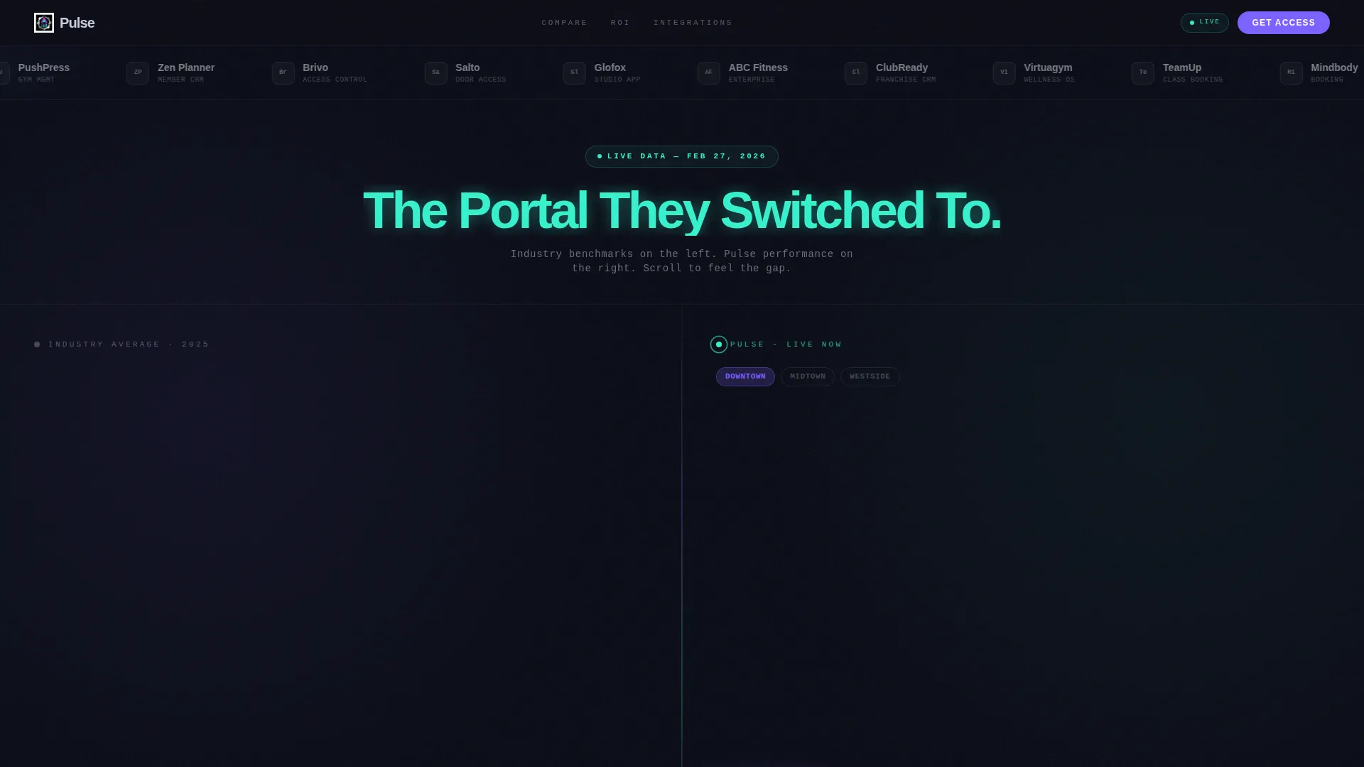 Fitness Software & SaaS Advanced Professional Website Template