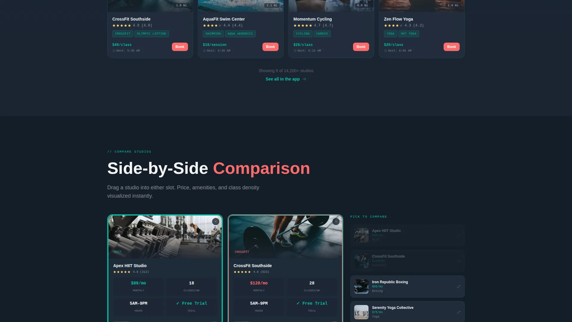 Fitness Digital Presence Directory Website Template