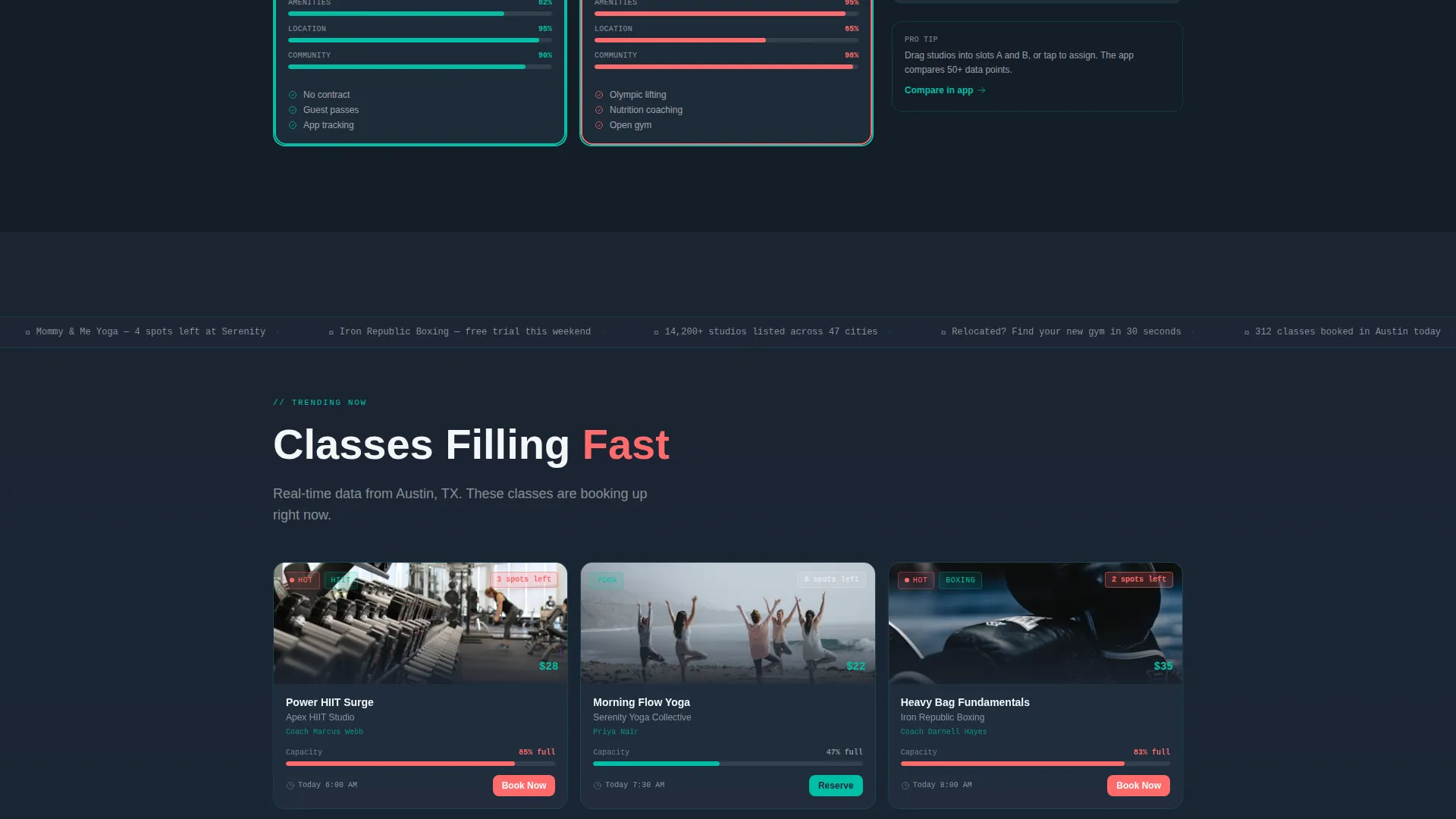 Fitness Digital Presence Directory Website Template