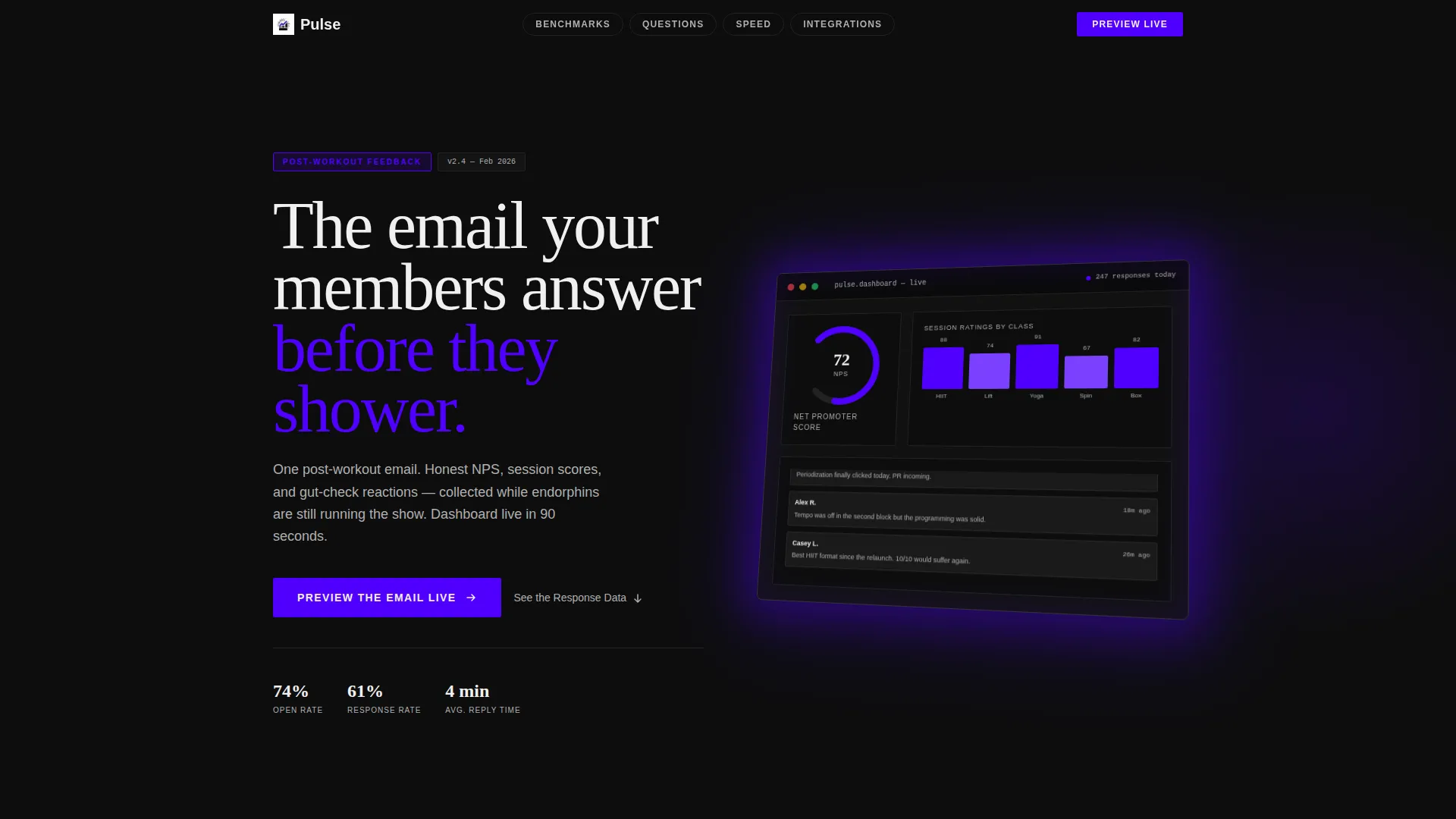 Elite Fitness Training Landing Page Template