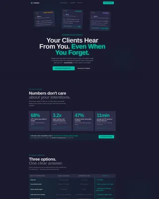 Fitness Follow-Up Email Landing Page Template