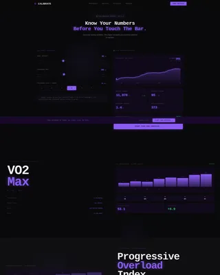 Precision Fitness Landing Page Template