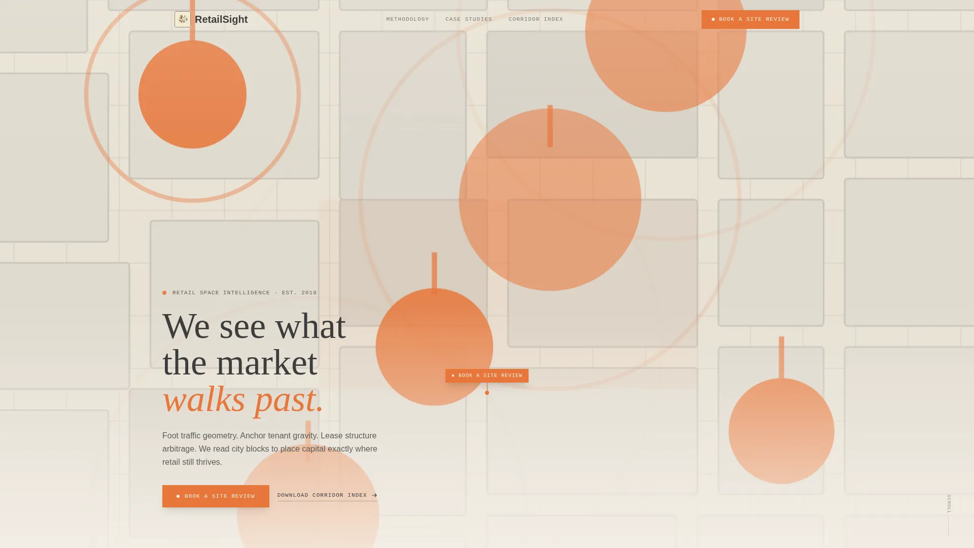 Retail Investment Advisory Landing Page Template
