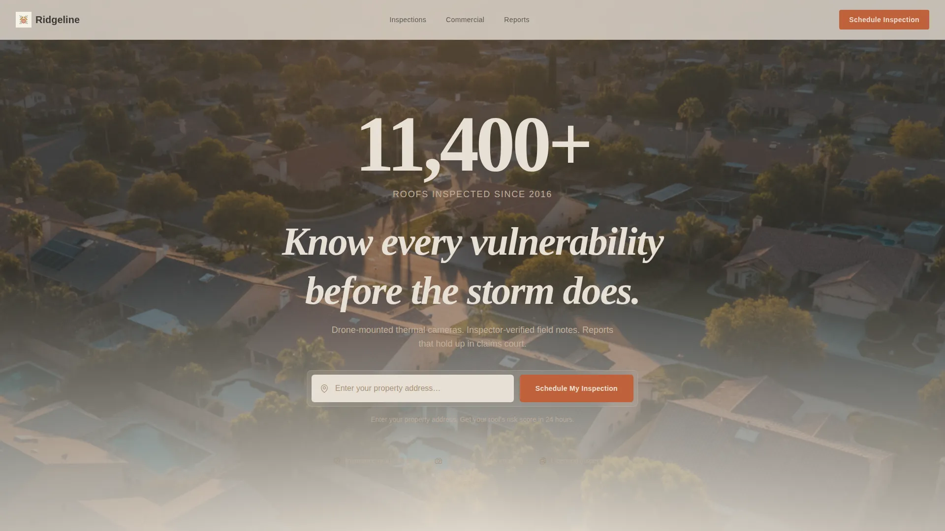 Roof Inspection Landing Page Template