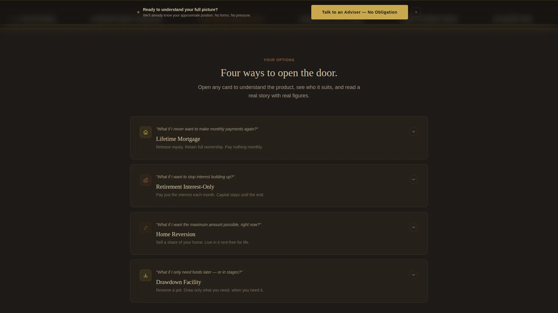 Senior Living Mortgage Broker Landing Page Template