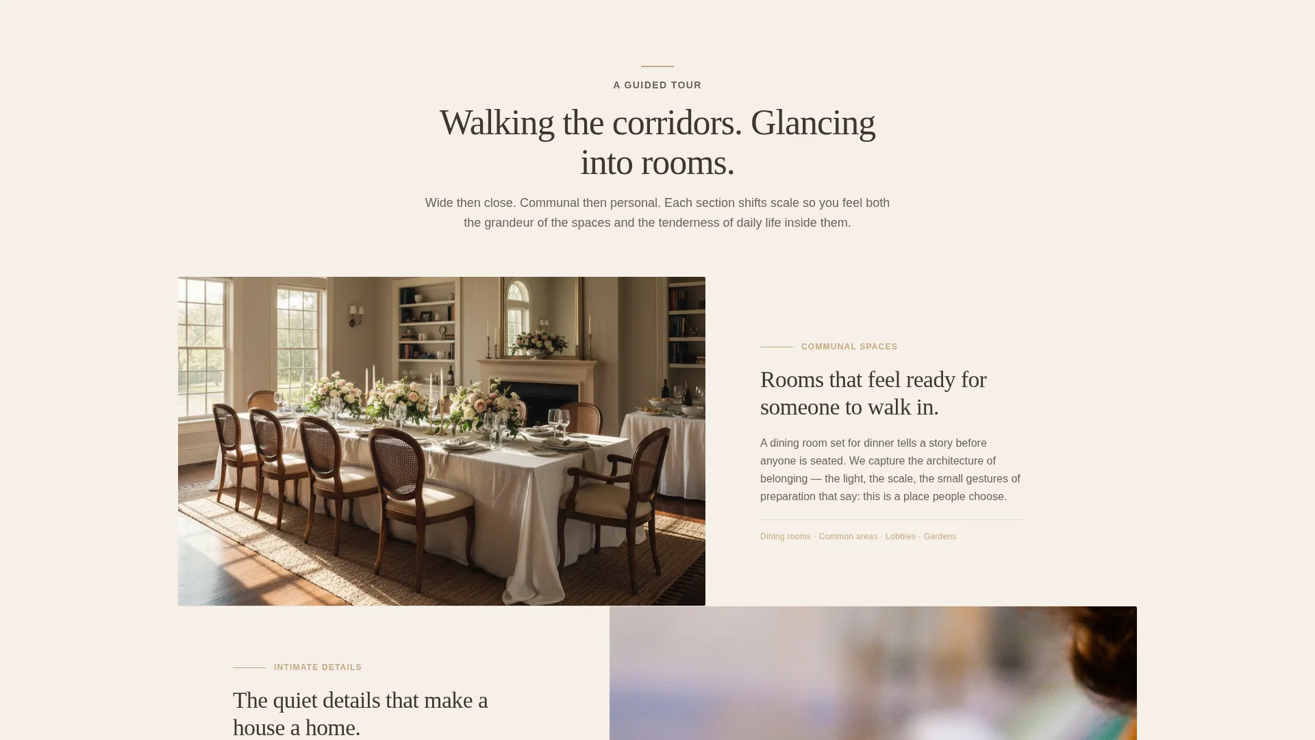 Senior Living Photography Landing Page Template