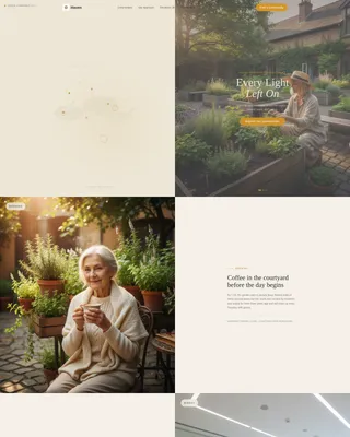 Senior Living Property Management Landing Page
