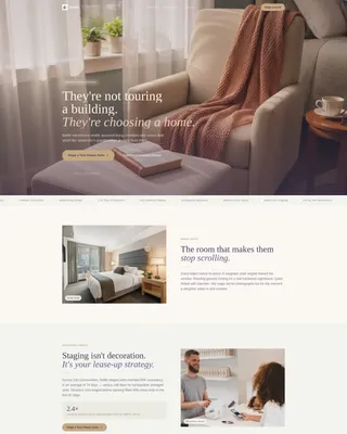 Senior Living Staging Landing Page Template