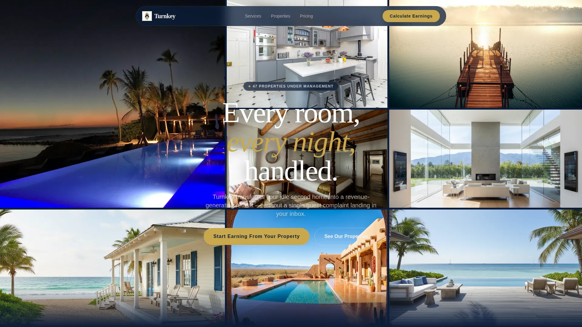 Property Management Landing Page Template