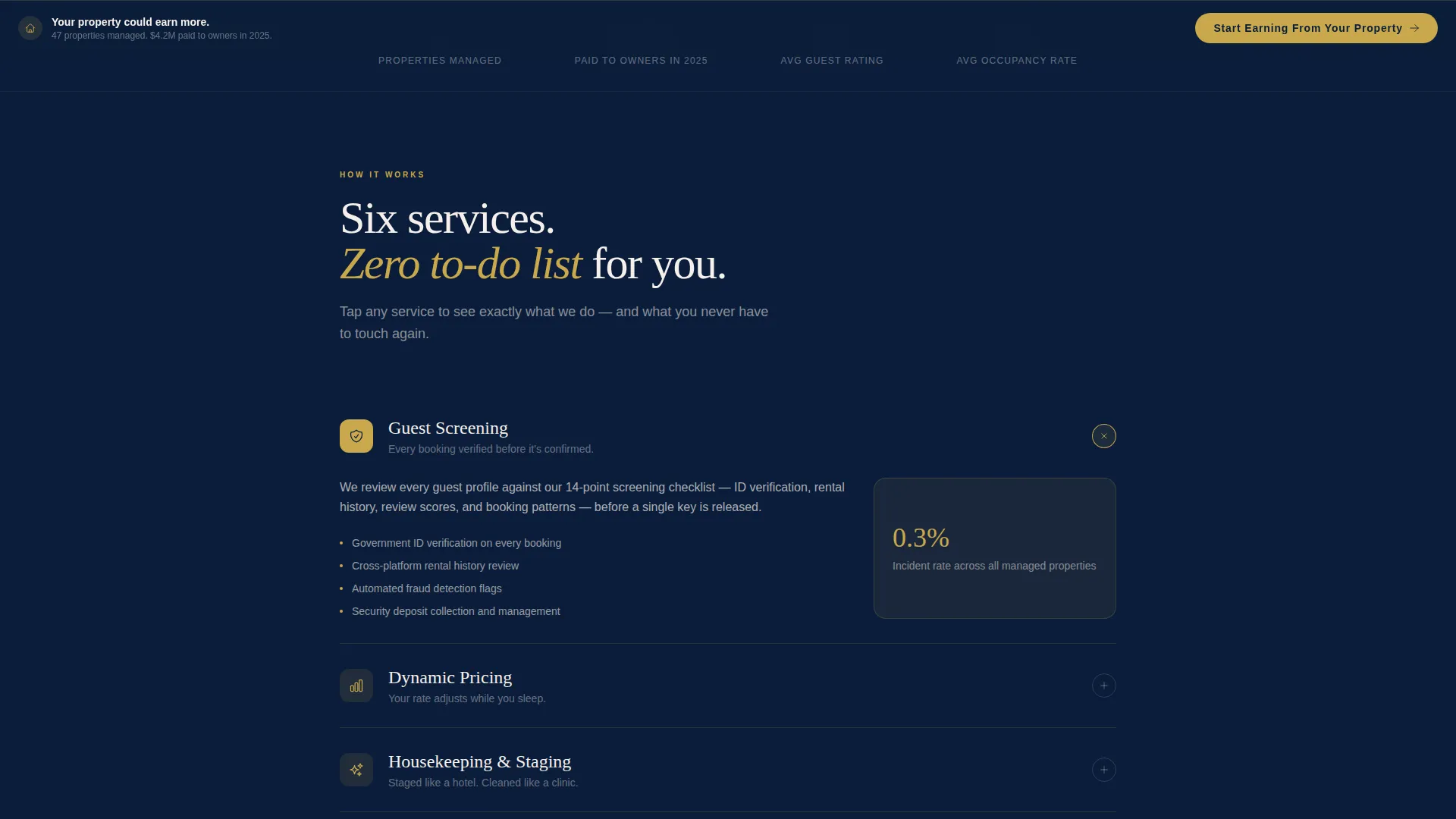 Property Management Landing Page Template