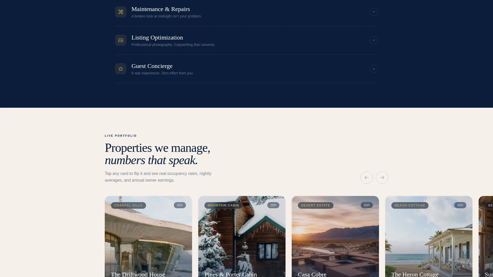 Property Management Landing Page Template