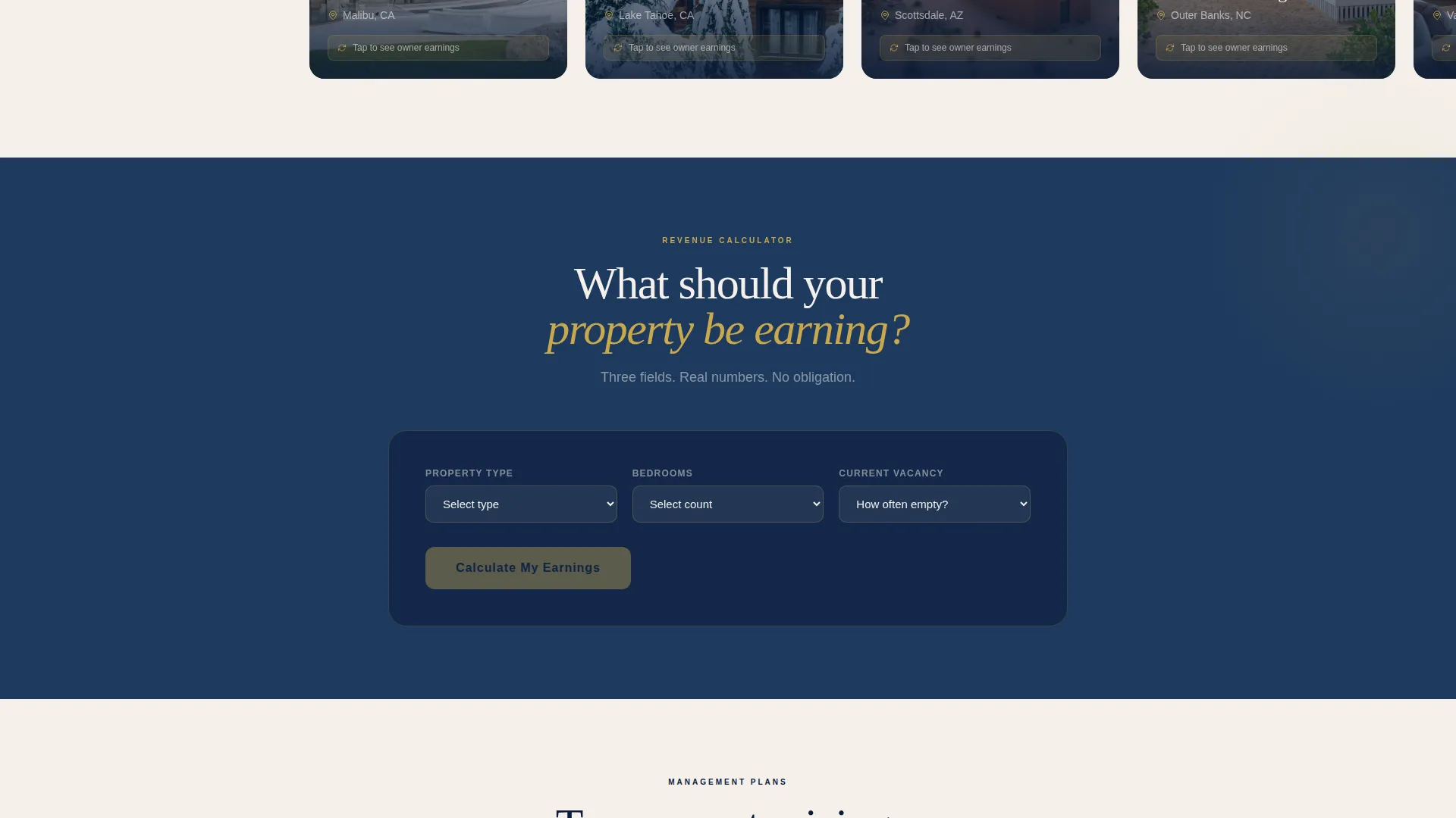 Property Management Landing Page Template