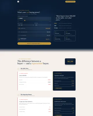 Buyer's Agent Landing Page Template