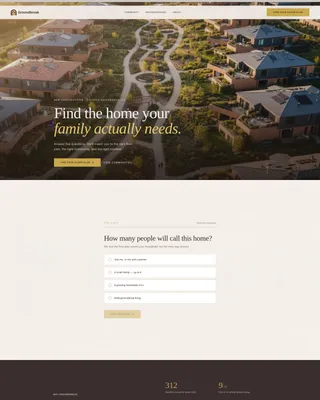 Homebuilder Landing Page Template