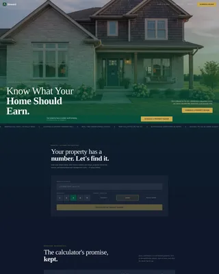 Property Management Landing Page Template