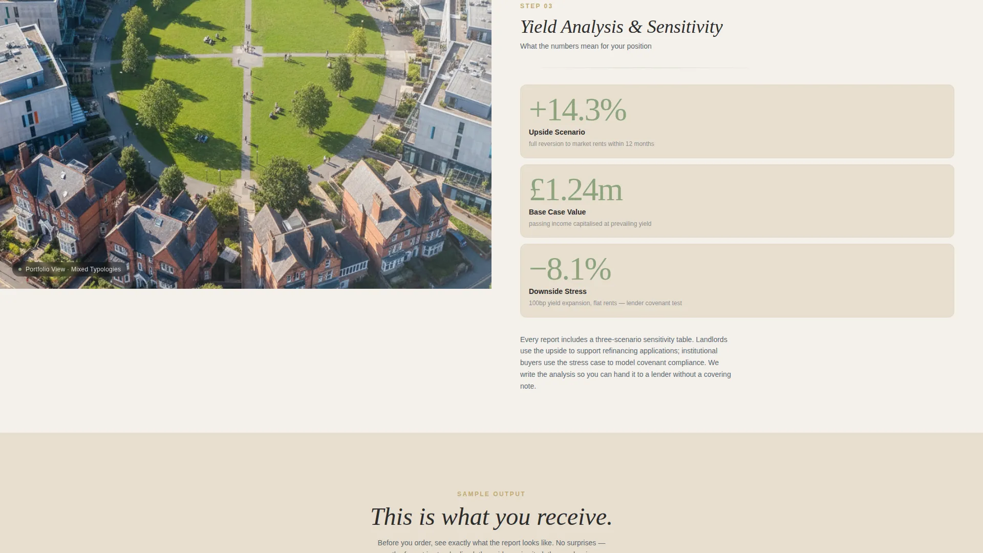 Student Housing Appraisal Landing Page Template