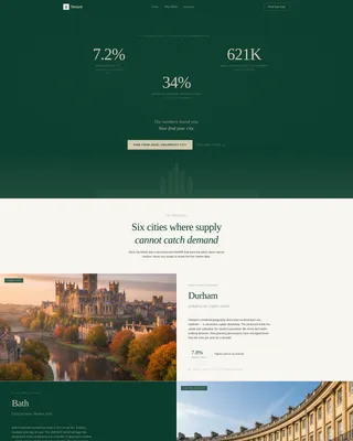 Student Housing Investment Advisory Landing Page Template