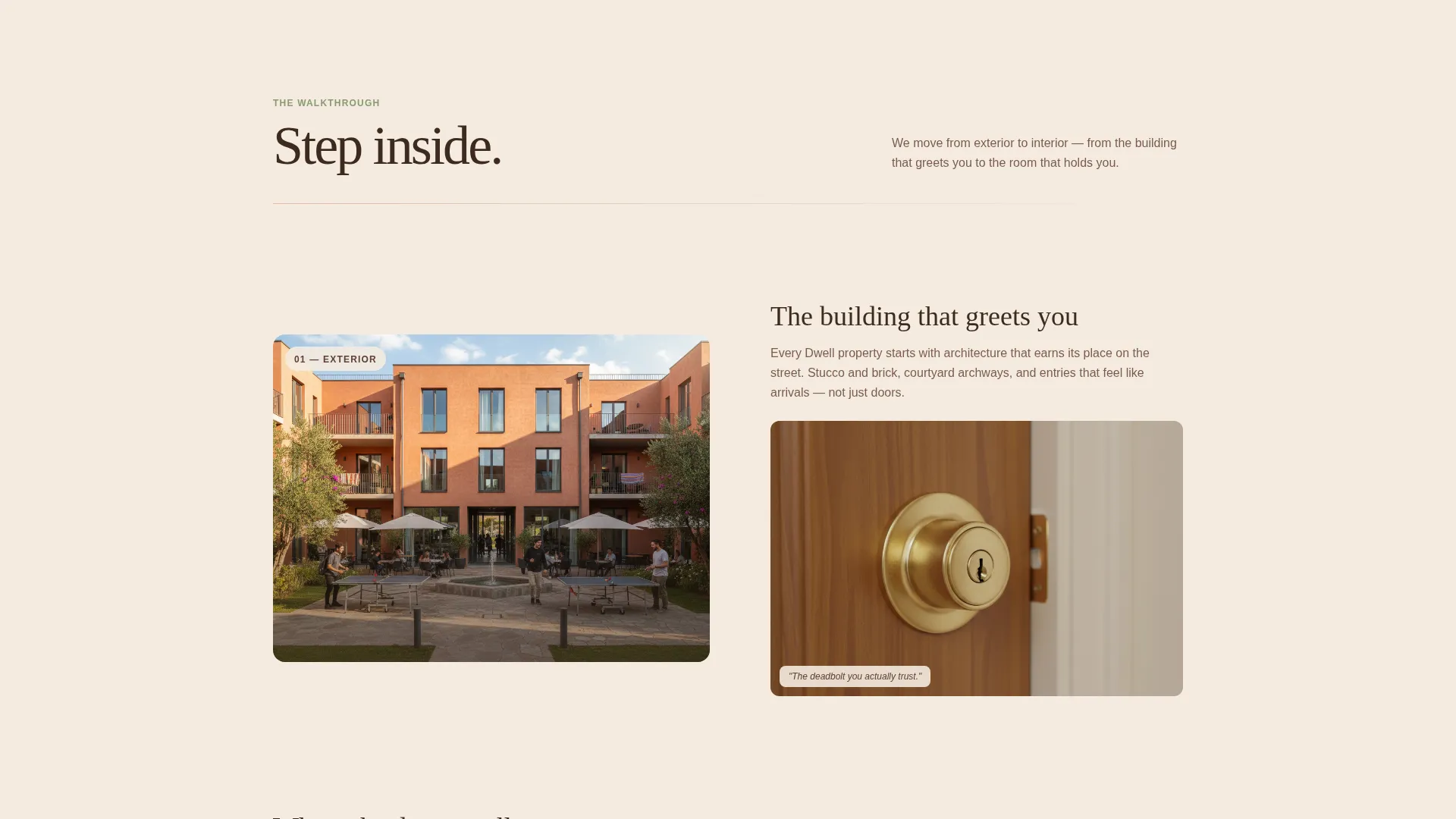 Student Housing Management Landing Page Template