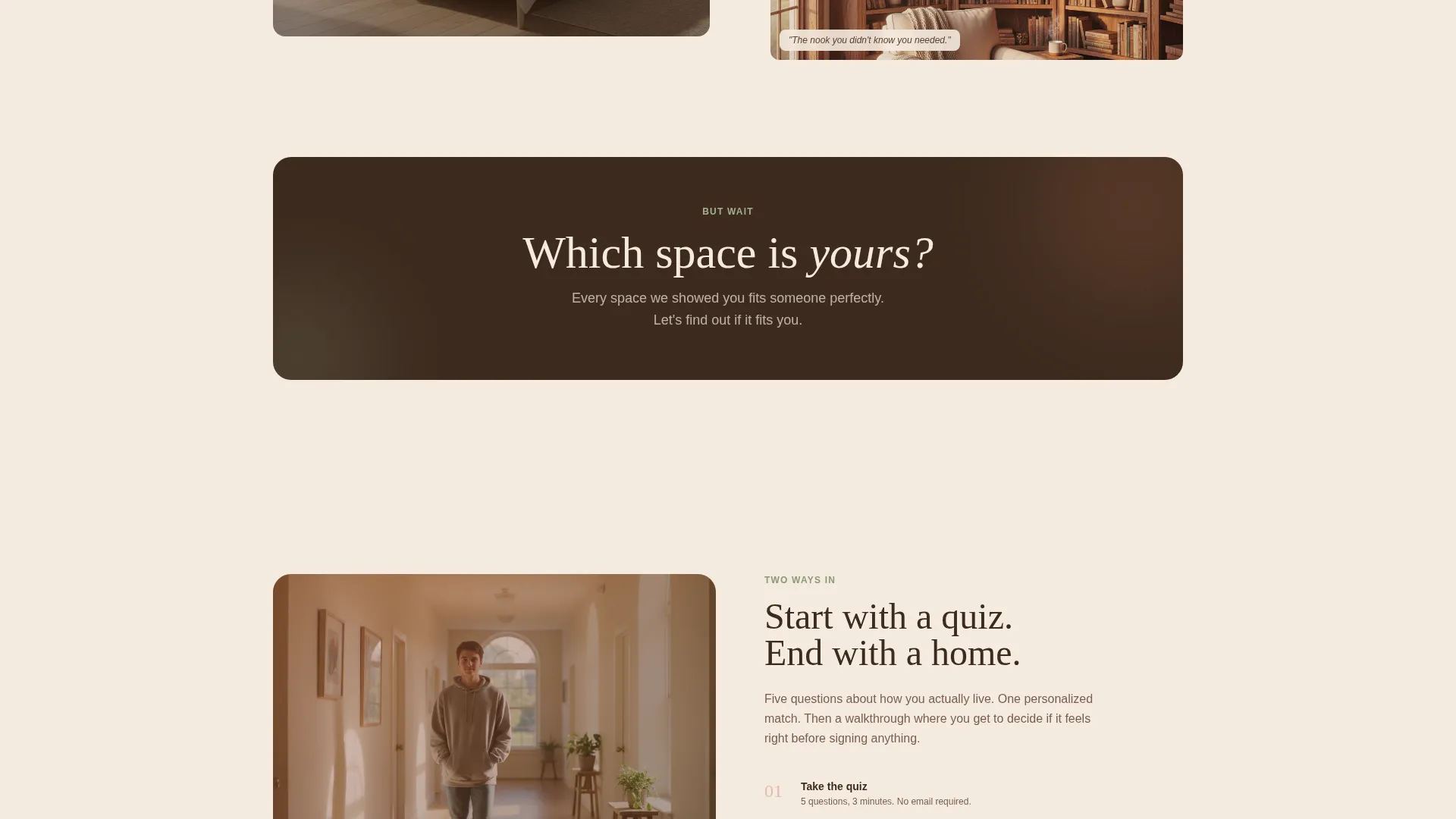 Student Housing Management Landing Page Template