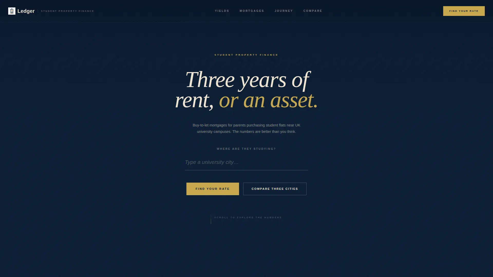 Student Housing Mortgage Broker Landing Page Template