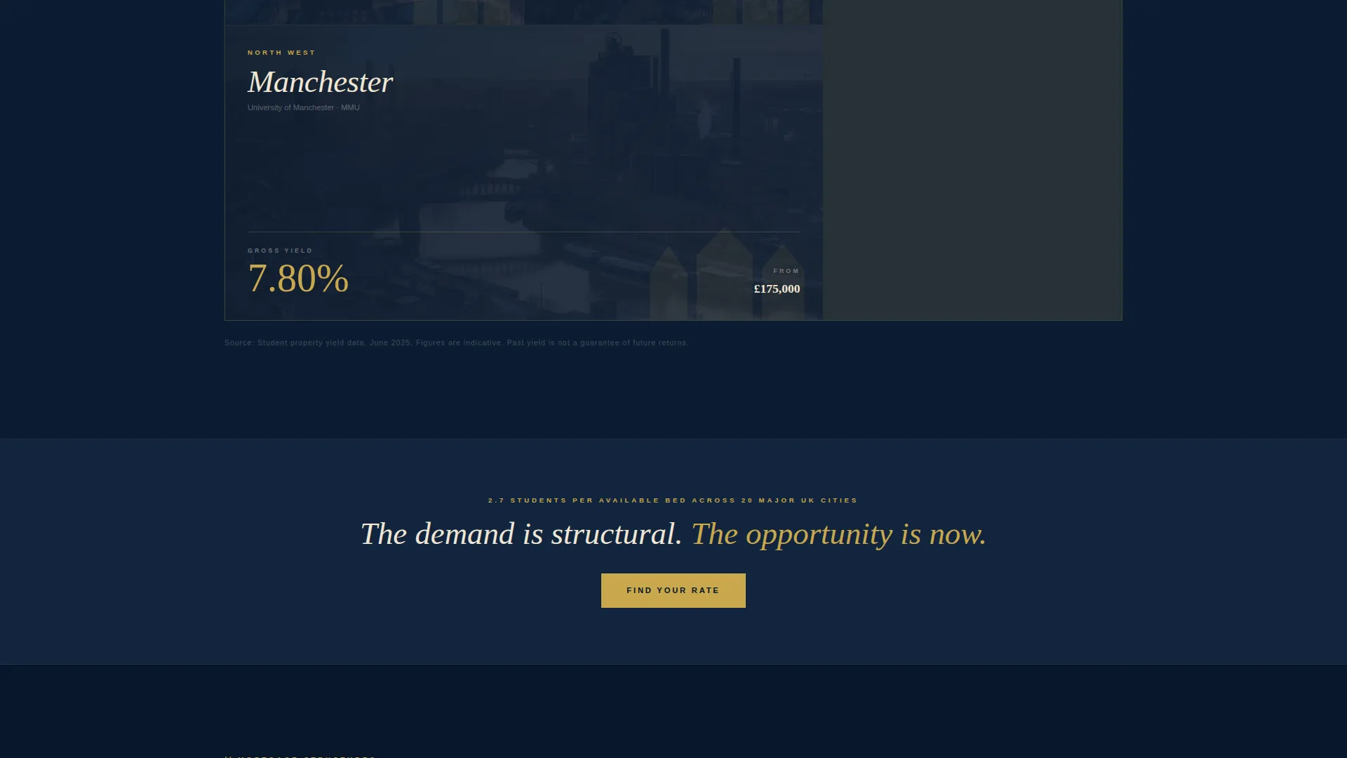 Student Housing Mortgage Broker Landing Page Template