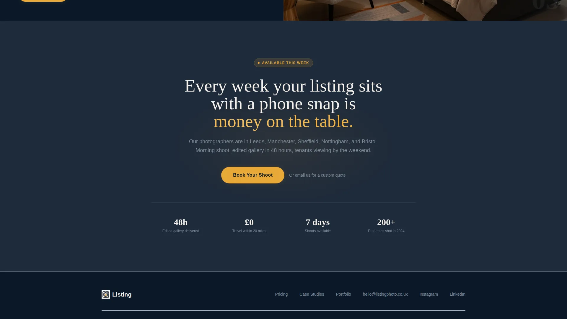 Luminous Studenthousing Landing Page Template