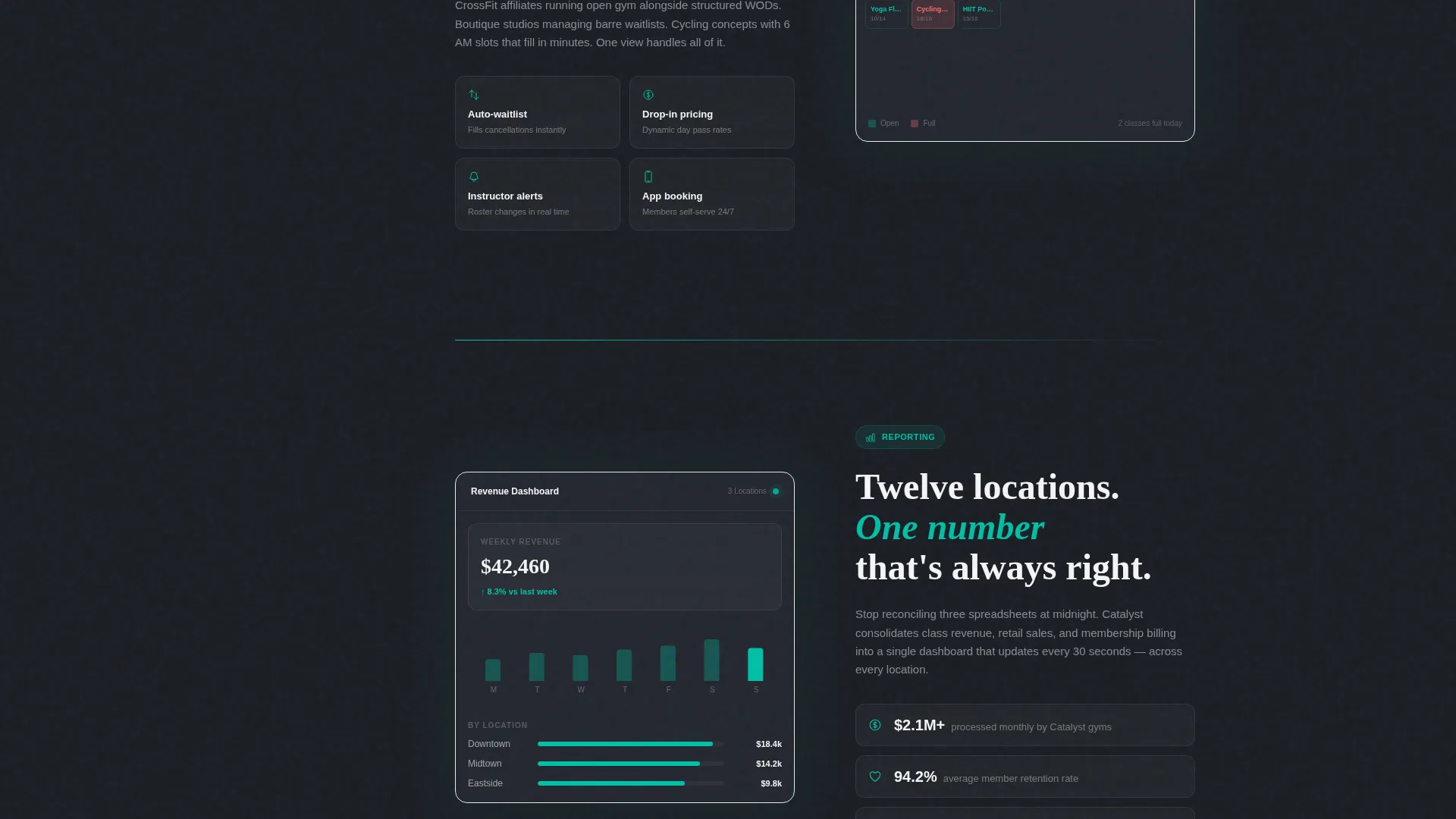 Fitness POS Landing Page Template for Gyms